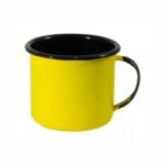 Caneca Esmaltada Clássica 7,5x11 350ml - Amarela