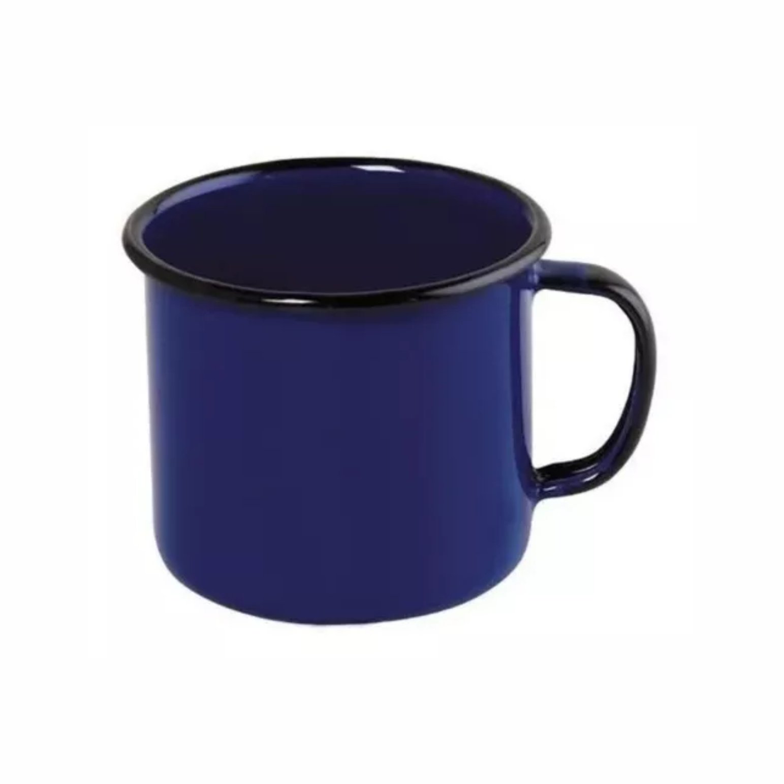 c1-az Caneca Esmaltada Clássica 7,5x11 350ml - Azul - Imagem 1