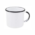 Caneca Esmaltada Clássica 7,5x11 350ml - Branca