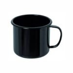 Caneca Esmaltada Clássica 7,5x11 350ml - Preta