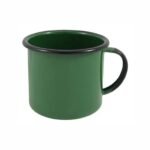 Caneca Esmaltada Clássica 7,5x11 350ml - Verde